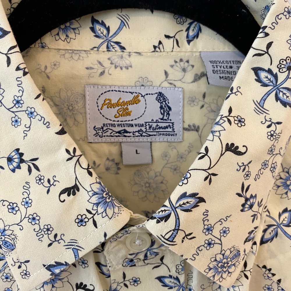 Panhandle Slim Pearl Snap Shirt Women’s SZ L